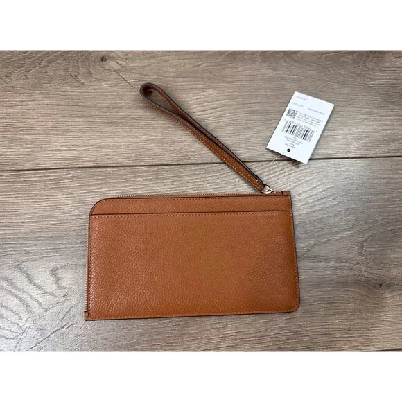 Kate Spade Lucy Pebbled Leather Medium L-zip Wristlet Wallet NWT - Picture 7 of 10